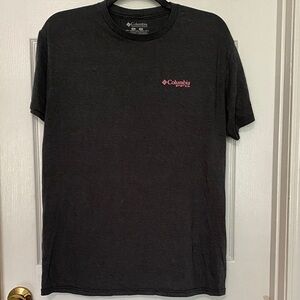 Columbia Women's  XL Charcoal Tee with Pink Logo